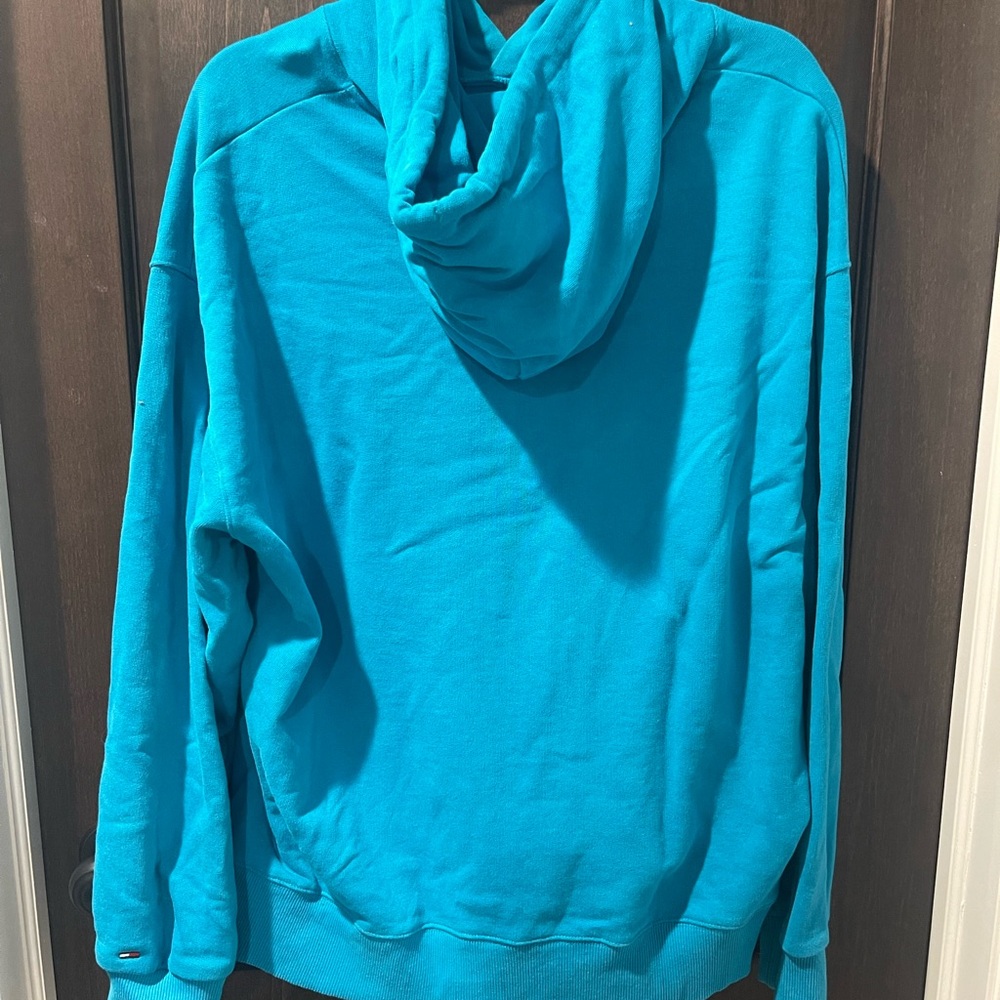 Tommy Hilfiger Blue Graphic Unisex Hoodie - Picture 4 of 8